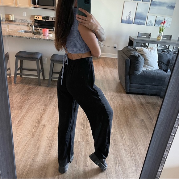 High Waist Straight Leg Trouser Pants - Picture 6 of 16